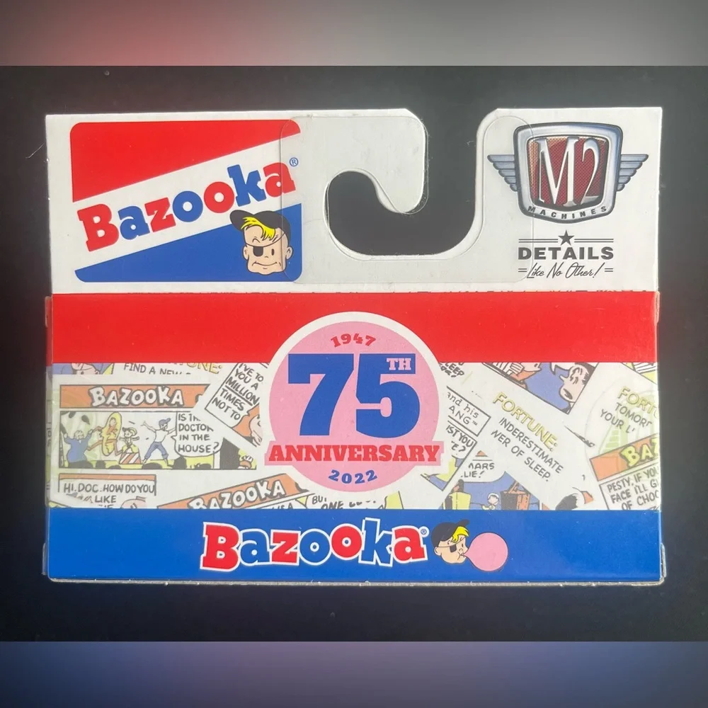 M2 Details ~ Bazooka 75th Anniversary 1957 Chevrolet Sedan Delivery Die Cast Car